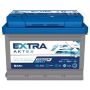 Автомобильный аккумулятор АкТех EXTRA Premium 75D23L 80А/ч-12V ст EN700 толстые обратная 230x168x220