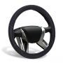 Оплетка на руль Senator OPLS2601 M 37-39 см экокожа черный